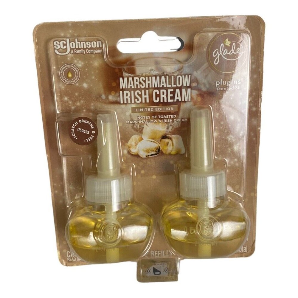 Glad Plugins Refill 2 count Marshmallow Irish Cream Limited Edition